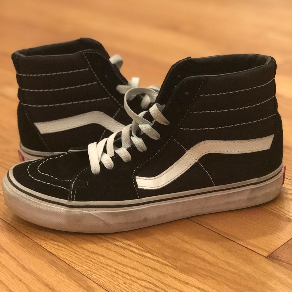 Black high top vans